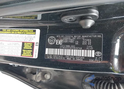 2012 Toyota Matrix from USA, damaged, VIN 2T1KU4EE8CC820748